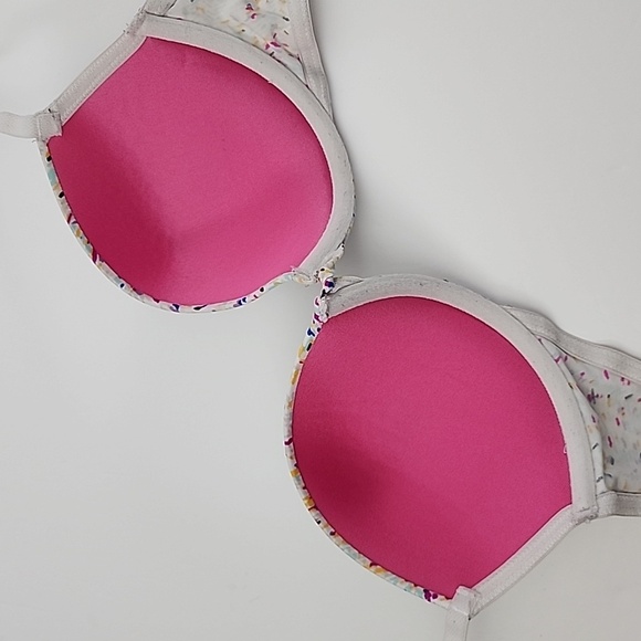⭐️2/ $30⭐ La SENZA Remix Push Up Plunge Multi Coloured Pattern Light Padded 34C - Picture 6 of 10